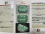 انگشتر زمرد کلمبیایی گرید AA و پایه طلای رولکسی کد PJ-42 - تصویر 4