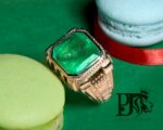 انگشتر زمرد کلمبیایی ۱۱.۵ قیراط با شناسنامه سوئیسی و پایه طلا کد PJ-43 - تصویر 3