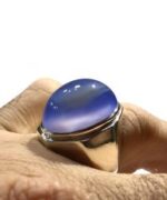 انگشتر عقیق یاسی یمنی کهنه کد A-955