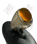 انگشتر عقیق جز زرد  کد A-1134 - تصویر 3