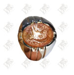 انگشتر عقيق خطی قاجاري کد EGR-303 - تصویر 3