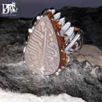 انگشتر کلکسیونی عقیق یمنی کوپال صفوی ذکر شهادتین کد EGR-390