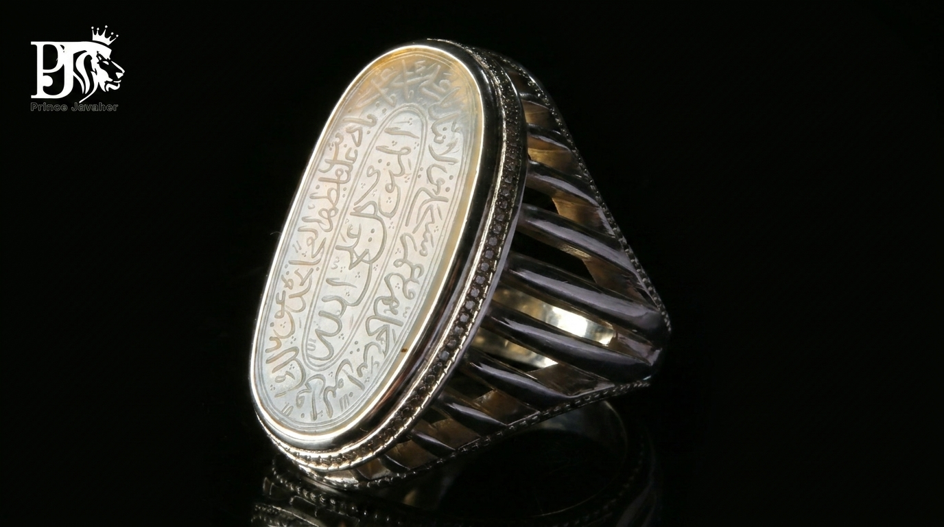 صیل-خاص-و-کلکسیونی-عقیق-زرد-ناب-یمانی-کهنه-حکاکی-شده
