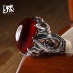 عقیق سرخ یمنی کهنه (( طوق دار کلاهدار)) با طبع و رنگی